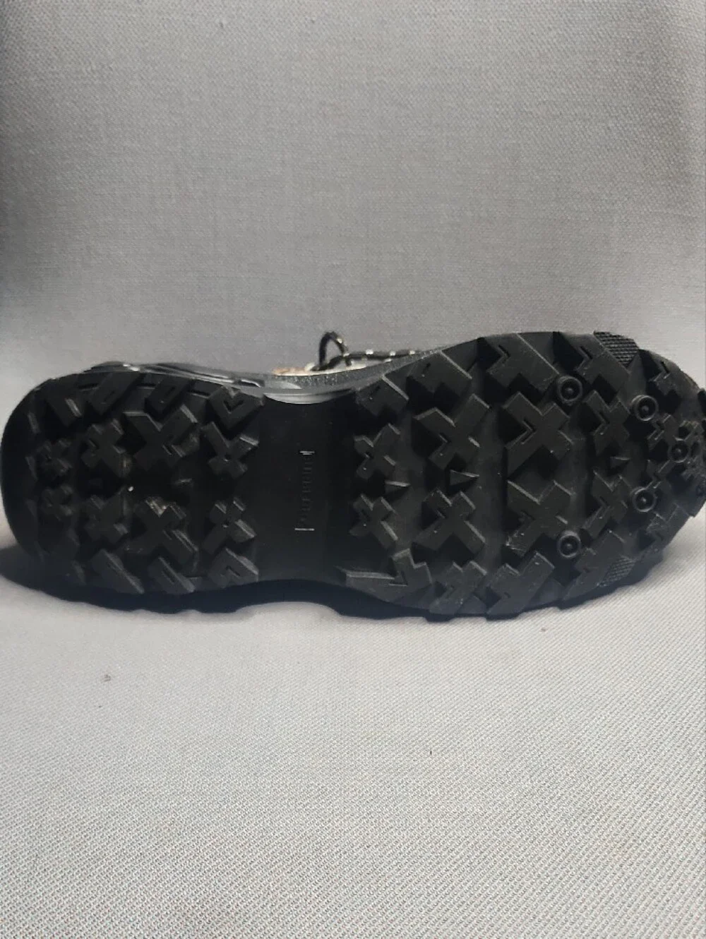 Burberry Beige and Black Men's Low-Top Sneaker